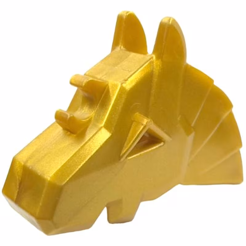 Horse Battle Helmet, Angular Horse Battle Helmet, Angular