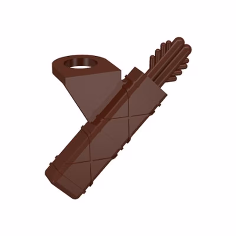 Minifigure Arrow Quiver with 2 Arrows Minifigure Arrow Quiver with 2 Arrows