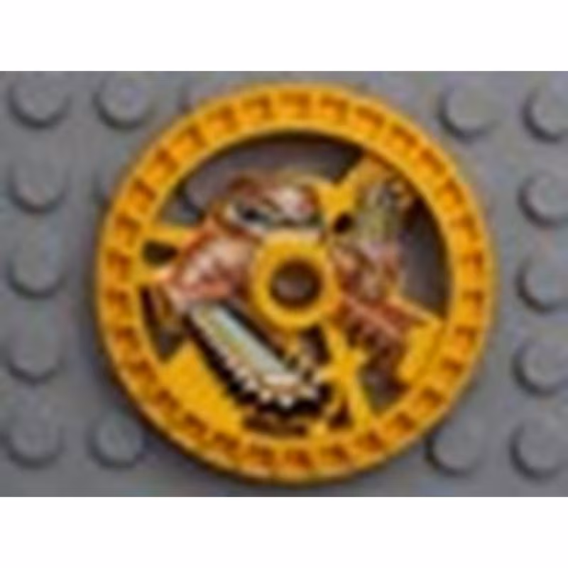 Technic, Disk 5 x 5 - RoboRider Talisman Wheel, Chain-Saw Mold with Robot Pattern Technic, Disk 5 x 5 - RoboRider Talisman Wheel, Chain-Saw Mold with Robot Pattern