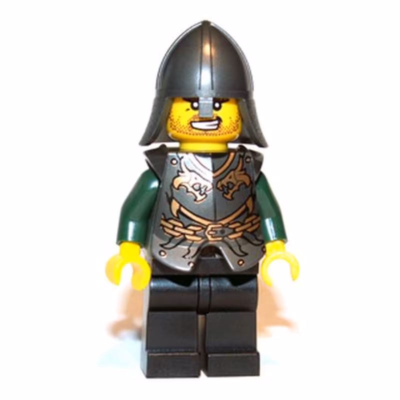 Kingdoms - Dragon Knight Armor with Chain, Helmet with Neck Protector (Chess Bishop)