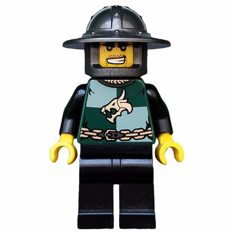 Kingdoms - Dragon Knight Quarters, Helmet with Broad Brim, Bared Teeth
