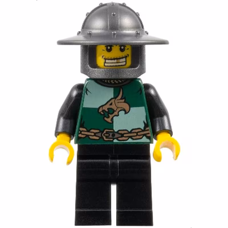 Kingdoms - Dragon Knight Quarters, Helmet with Broad Brim, Gold Tooth