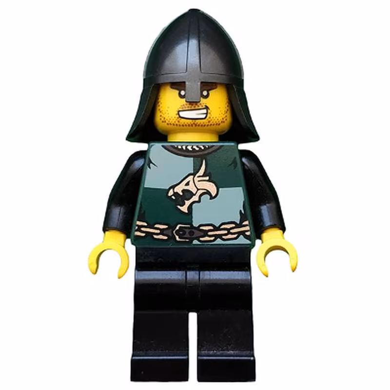 Kingdoms - Dragon Knight Quarters, Helmet with Neck Protector, Bared Teeth