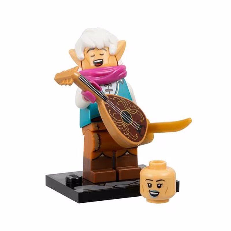 Elf Bard, Dungeons & Dragons (Complete Set with Stand and Accessories) Elf Bard, Dungeons & Dragons (Complete Set with Stand and Accessories)