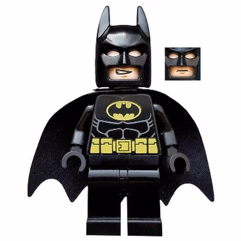 Batman - Black Suit with Yellow Belt and Crest (Type 2 Cowl) Batman - Black Suit with Yellow Belt and Crest (Type 2 Cowl)