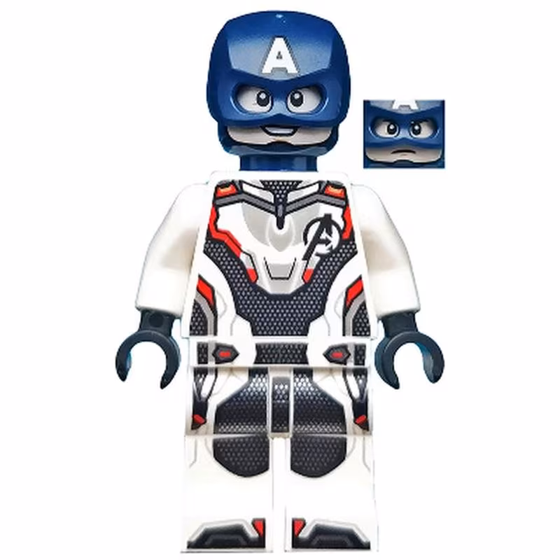 Captain America - White Jumpsuit, Helmet Captain America - White Jumpsuit, Helmet