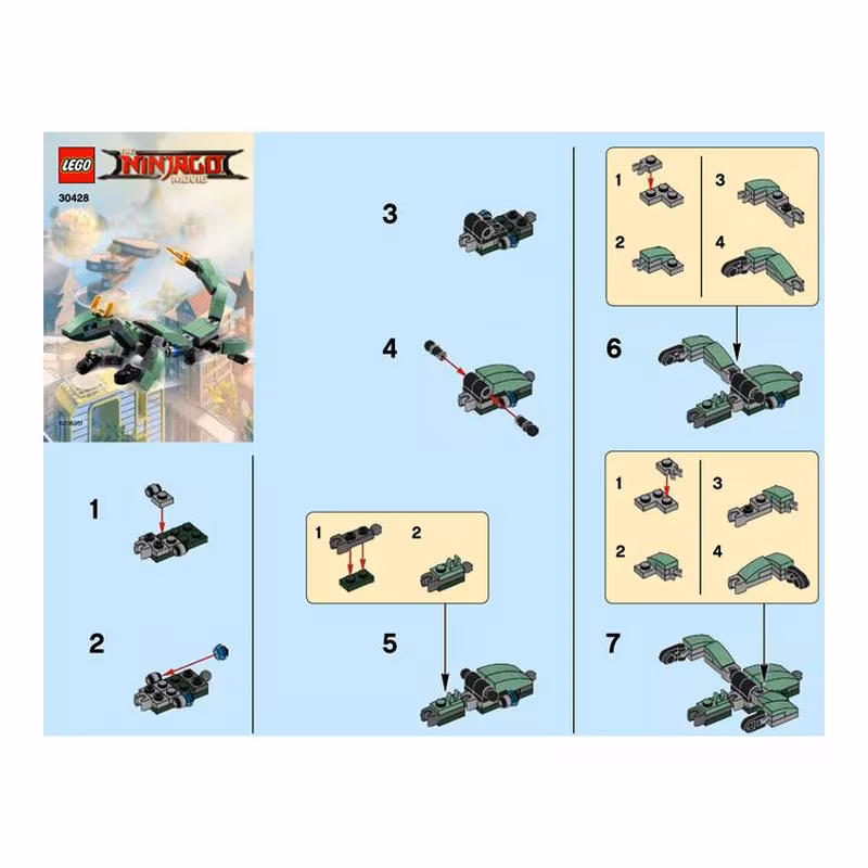 Green Ninja Mech Dragon polybag