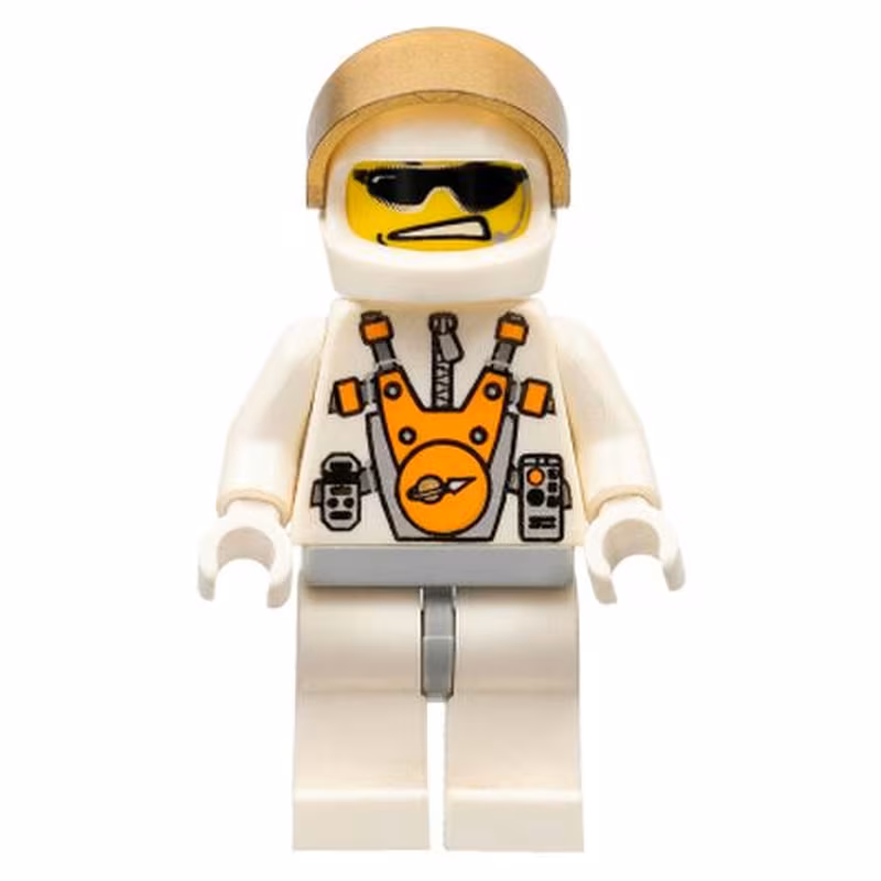 Mars Mission Astronaut with Helmet and Sunglasses, Smirk, and Headset Mars Mission Astronaut with Helmet and Sunglasses, Smirk, and Headset
