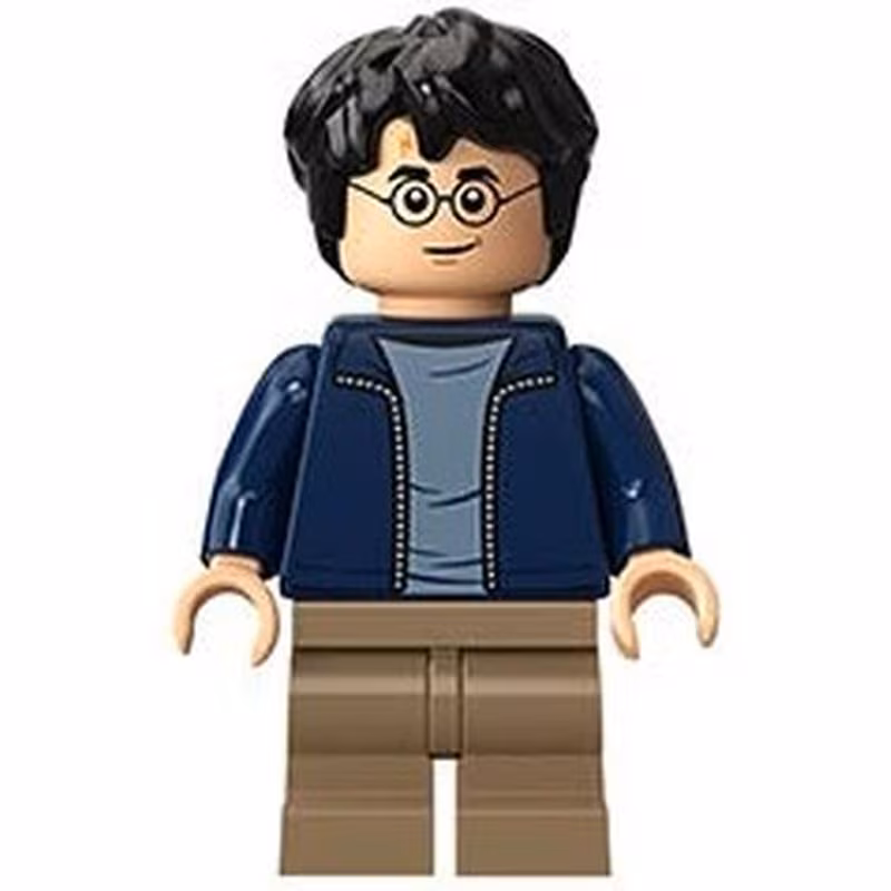 Harry Potter - Dark Blue Open Jacket, Dark Tan Medium Legs