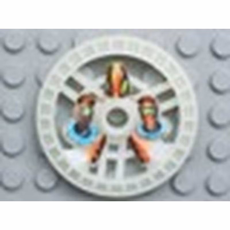 Technic, Disk 5 x 5 - RoboRider Talisman Wheel, Twin Saw Mold with Robot Pattern Technic, Disk 5 x 5 - RoboRider Talisman Wheel, Twin Saw Mold with Robot Pattern