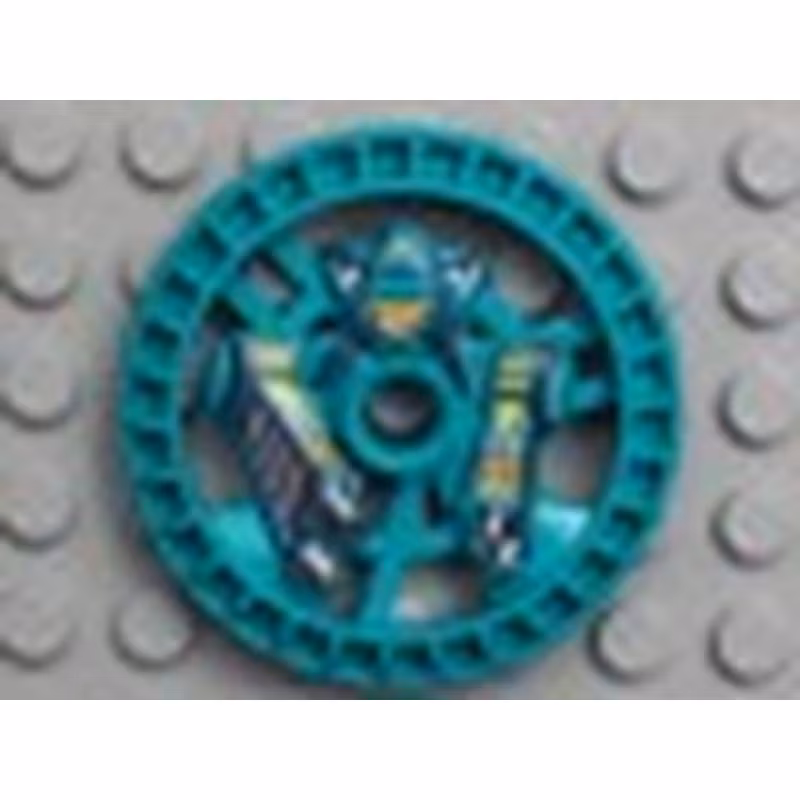 Technic, Disk 5 x 5 - RoboRider Talisman Wheel, Stunner Mold with Robot Pattern Technic, Disk 5 x 5 - RoboRider Talisman Wheel, Stunner Mold with Robot Pattern