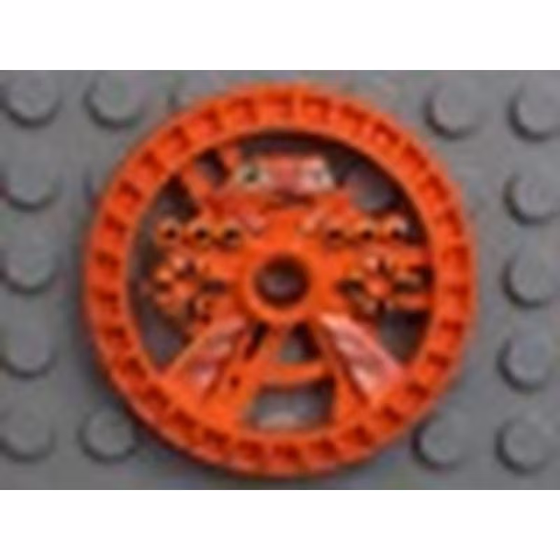 Technic, Disk 5 x 5 - RoboRider Talisman Wheel, Blazooka Mold with Robot Pattern