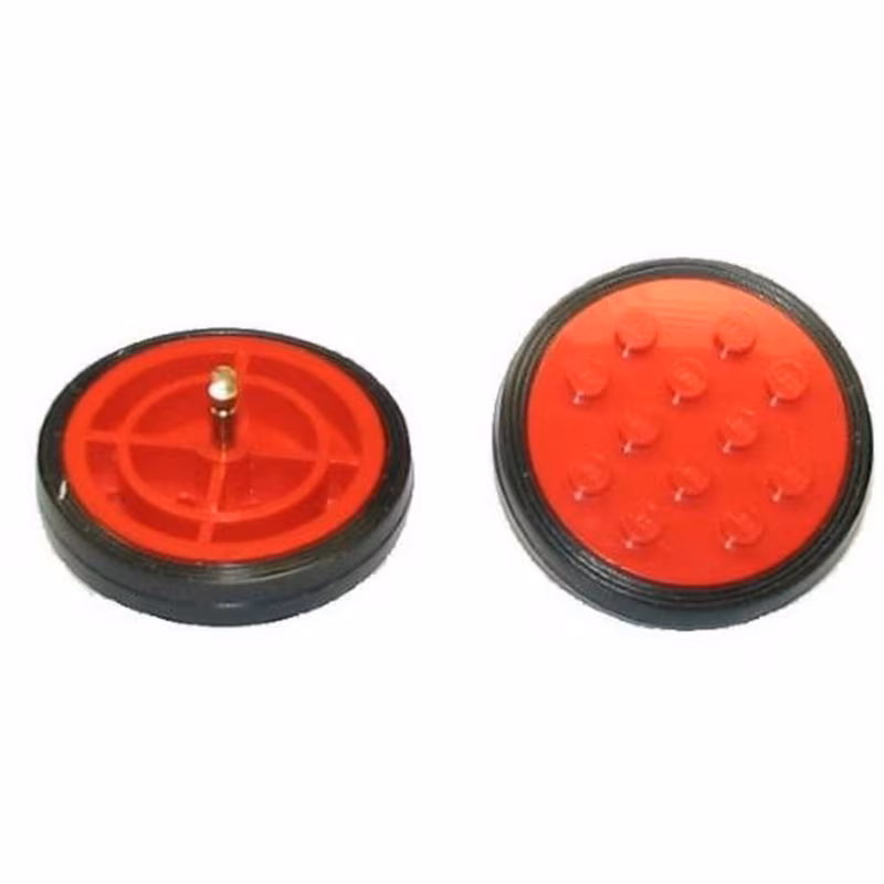 Wheel with 12 Studs and Axle Cam for Motor with Black Tire Smooth - Large Solid (715a / 36) Wheel with 12 Studs and Axle Cam for Motor with Black Tire Smooth - Large Solid (715a / 36)