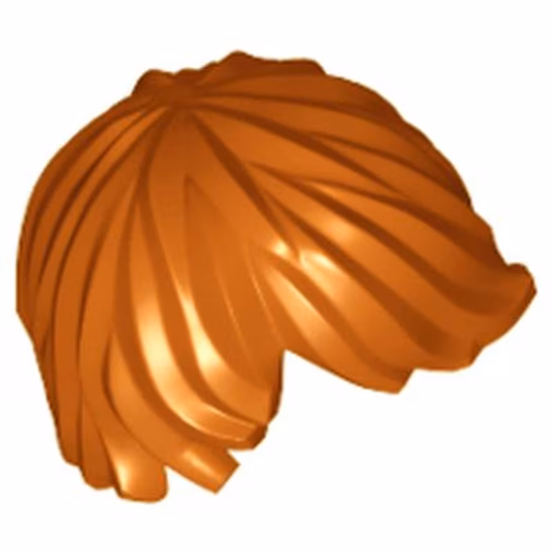 Minifigure, Hair Tousled with Side Part Minifigure, Hair Tousled with Side Part