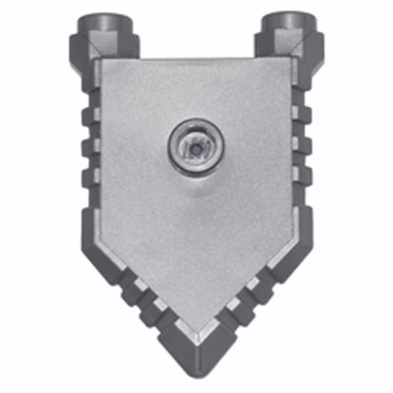 Minifigure, Shield Pentagonal with Grooved Edges
