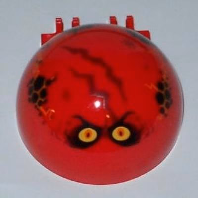 Windscreen 6 x 6 x 3 Canopy Half Sphere with Dual 2 Fingers with Globlin with Yellow and Orange Eyes Pattern Windscreen 6 x 6 x 3 Canopy Half Sphere with Dual 2 Fingers with Globlin with Yellow and Orange Eyes Pattern