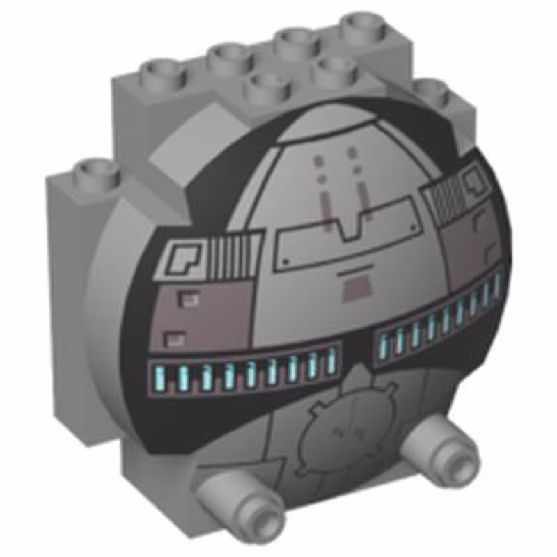 Windscreen 3 x 6 x 5 Bubble with Sith Infiltrator (7663) Pattern Windscreen 3 x 6 x 5 Bubble with Sith Infiltrator (7663) Pattern
