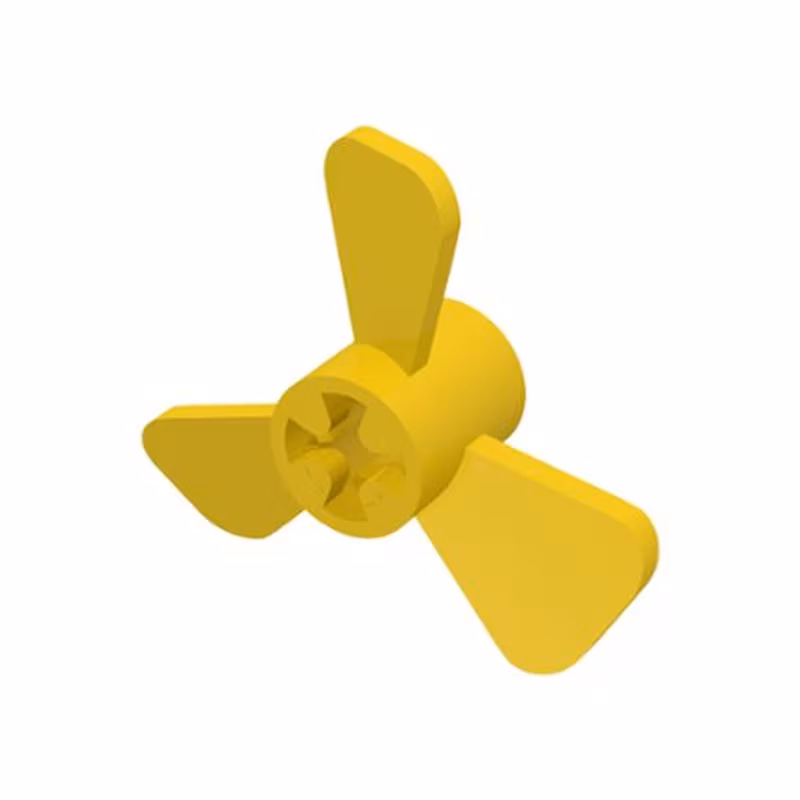 Propeller 3 Blade 3 Diameter with Axle Hole