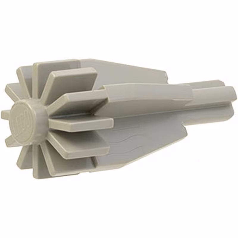 Engine, Smooth Large, Center with Fan/Gear and Axle End
