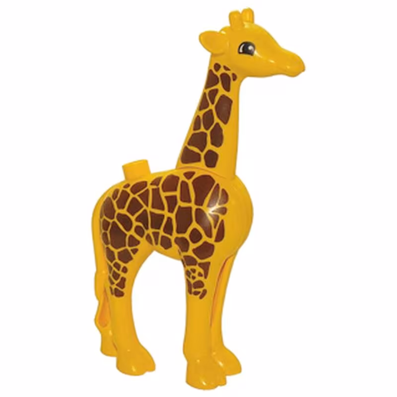 Duplo Giraffe Adult Large, Eyes Semicircular Pattern Duplo Giraffe Adult Large, Eyes Semicircular Pattern