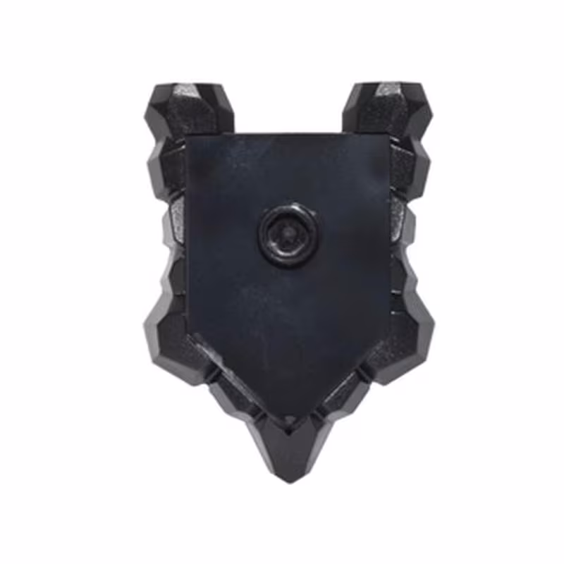 Minifigure, Shield Pentagonal with Rock Edges