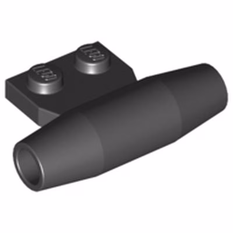 Engine, Smooth Small, 1 x 2 Side Plate with Axle Holders