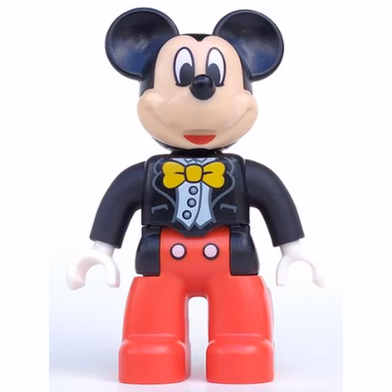 Duplo Figure Lego Ville, Mickey Mouse, Jacket, Vest and Bow Tie (6108826 / 6206114 / 6269841) Duplo Figure Lego Ville, Mickey Mouse, Jacket, Vest and Bow Tie (6108826 / 6206114 / 6269841)