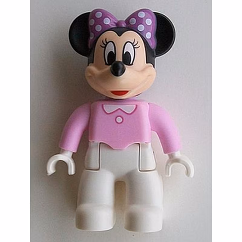 Duplo Figure Lego Ville, Minnie Mouse, Bright Pink Top (6108824 / 6206107 / 6269179) Duplo Figure Lego Ville, Minnie Mouse, Bright Pink Top (6108824 / 6206107 / 6269179)