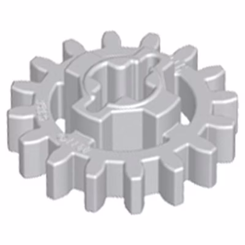 Technic, Gear 16 Tooth - Axle Hole with Closed Sides