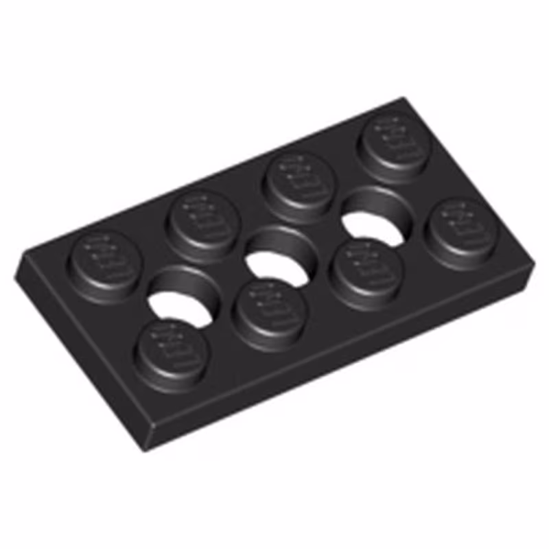Technic, Plate 2 x 4 with 3 Holes