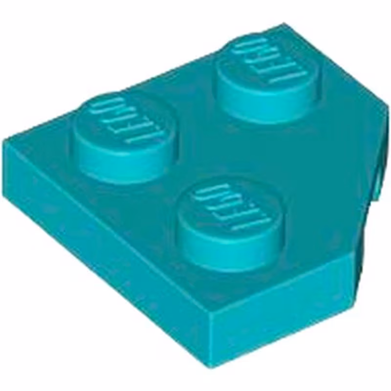 Wedge, Plate 2 x 2  Cut Corner