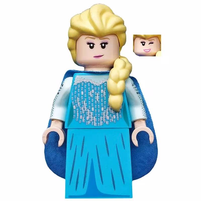 Elsa, Disney, Series 2 (Minifigure Only without Stand and Accessories)