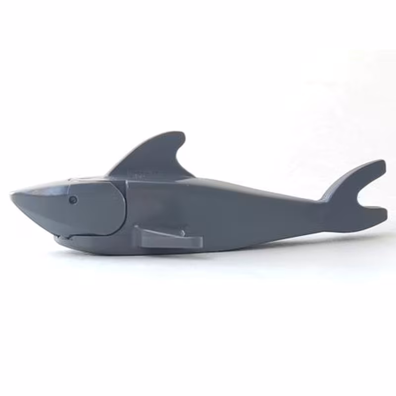 Shark with Pointed Nose and Debossed Eyes