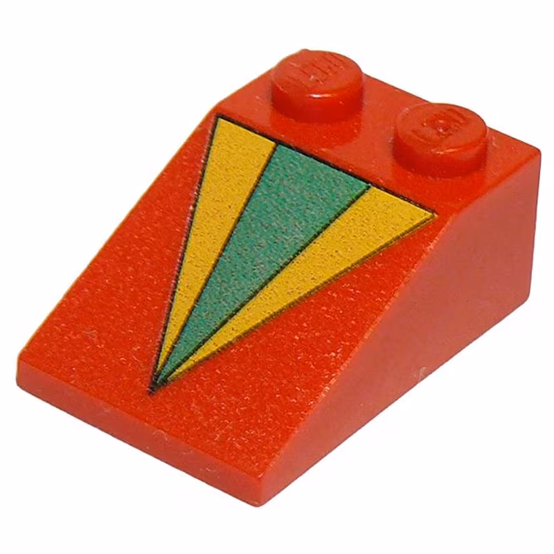 Slope 33 3 x 2 with Green and Yellow Triangle Pattern Slope 33 3 x 2 with Green and Yellow Triangle Pattern