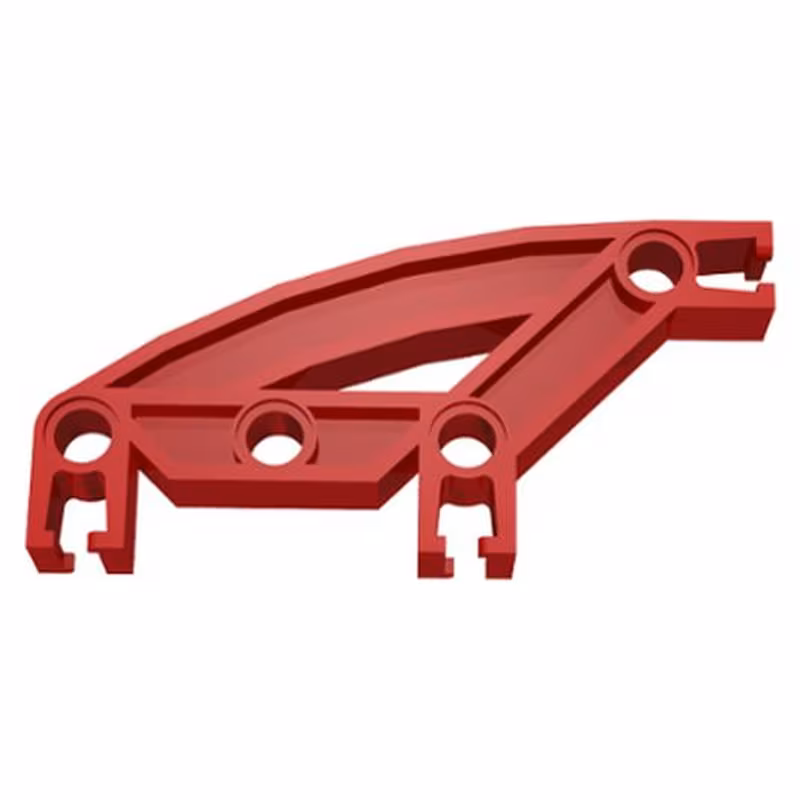 Znap Beam 8, 4 Holes, 3 Bends, Curved