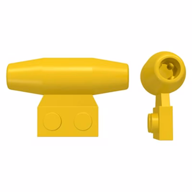Engine, Smooth Small, 1 x 2 Side Plate with Axle Holders
