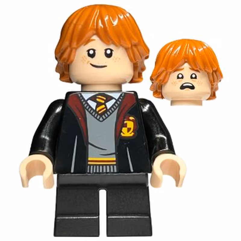 Ron Weasley - Gryffindor Robe, Sweater, Shirt and Tie, Black Short Legs