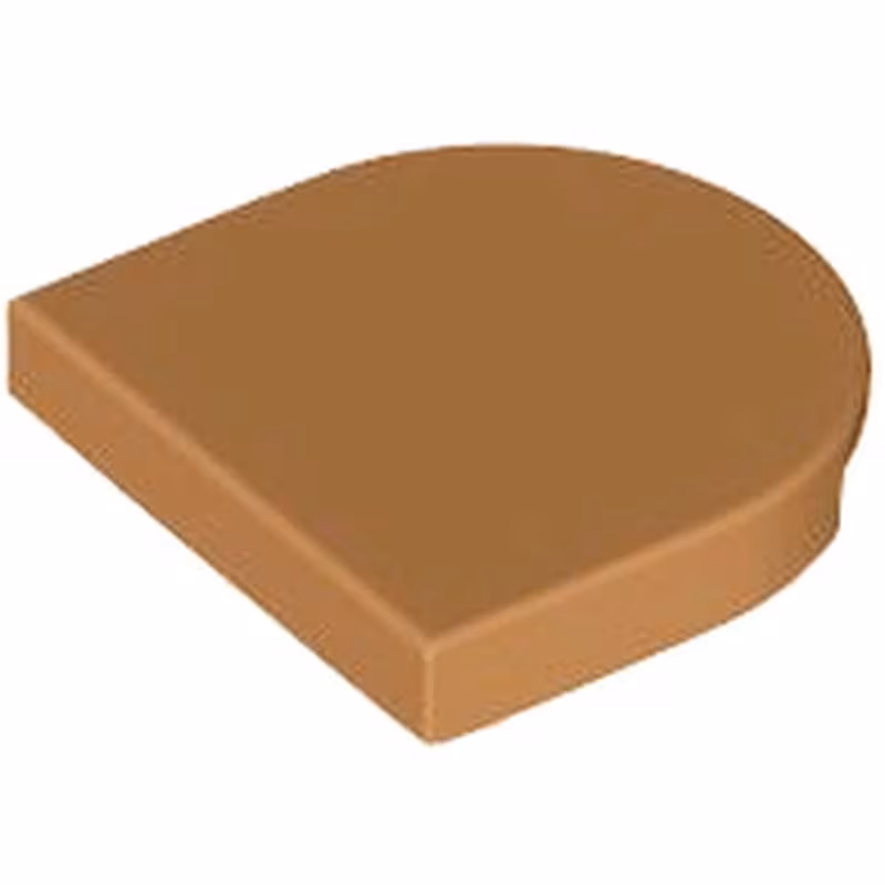 Tile, Round 2 x 2 Half Circle Extended