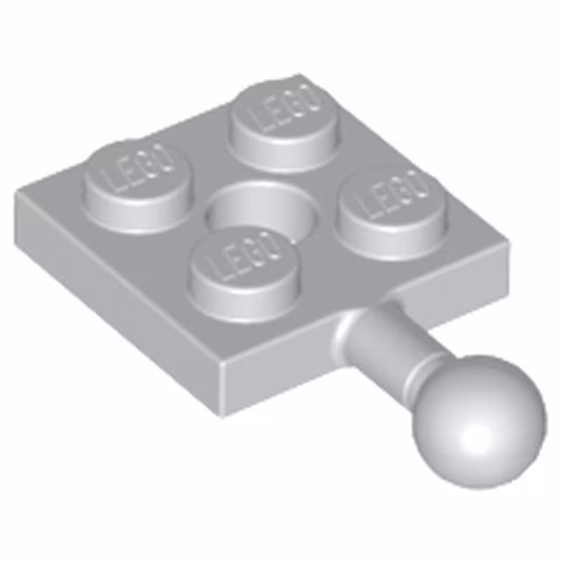 Plate, Modified 2 x 2 with Tow Ball and Hole