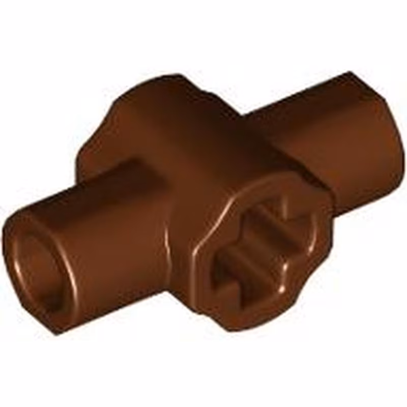 Technic, Axle Connector Hub with Two Bar Holders Perpendicular (Lightsaber Hilt)
