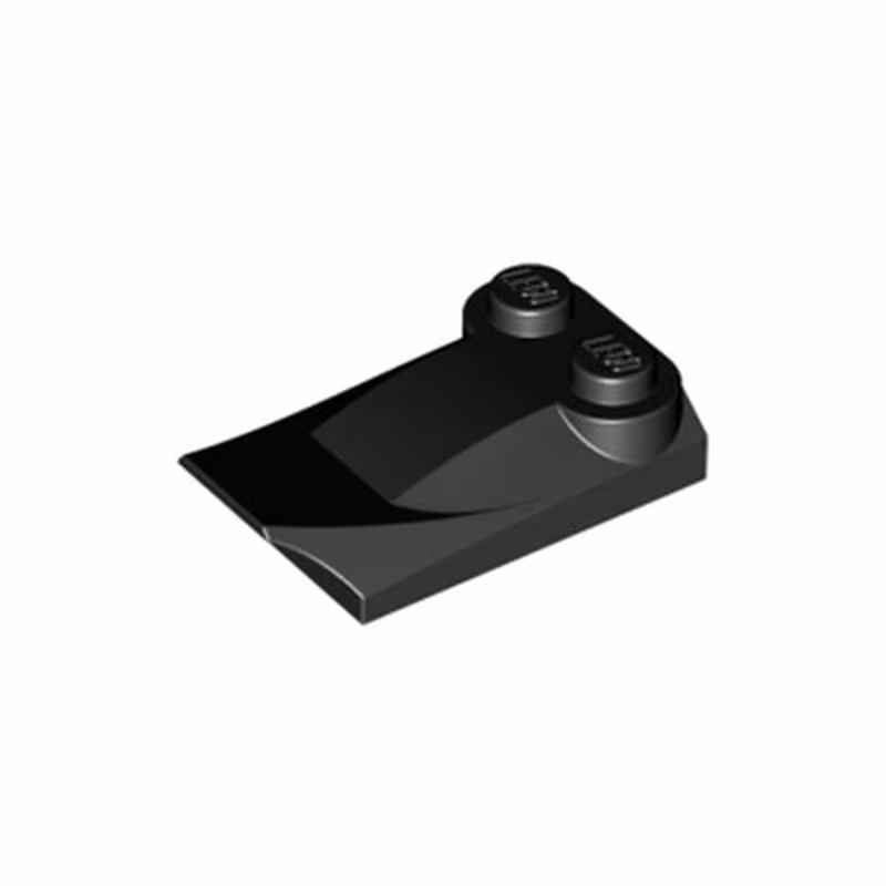 Slope, Curved 3 x 2 x 2/3 with 2 Studs, Wing End