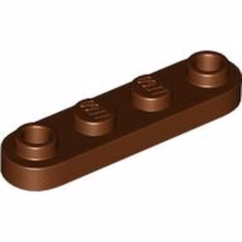 Plate, Round 1 x 4 with 2 Open Studs