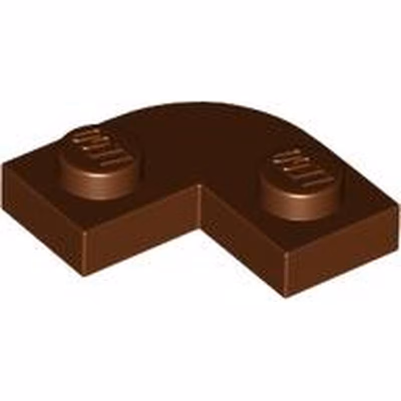 Plate, Round Corner 2 x 2 with 1 x 1 Cutout