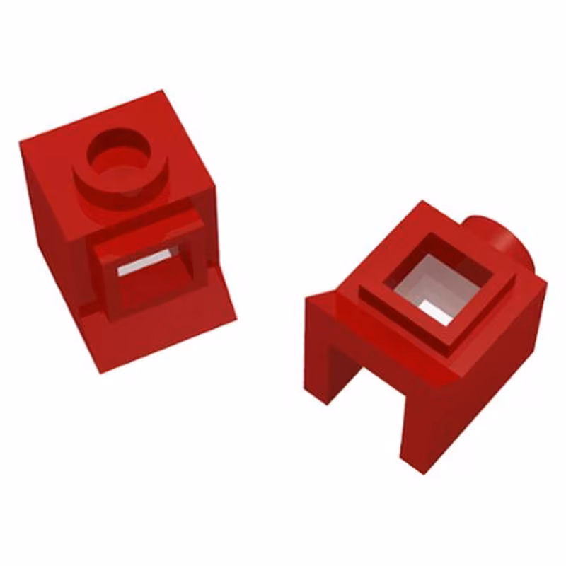 Window 1 x 1 x 1 with Extended Lip, with Trans-Clear Glass