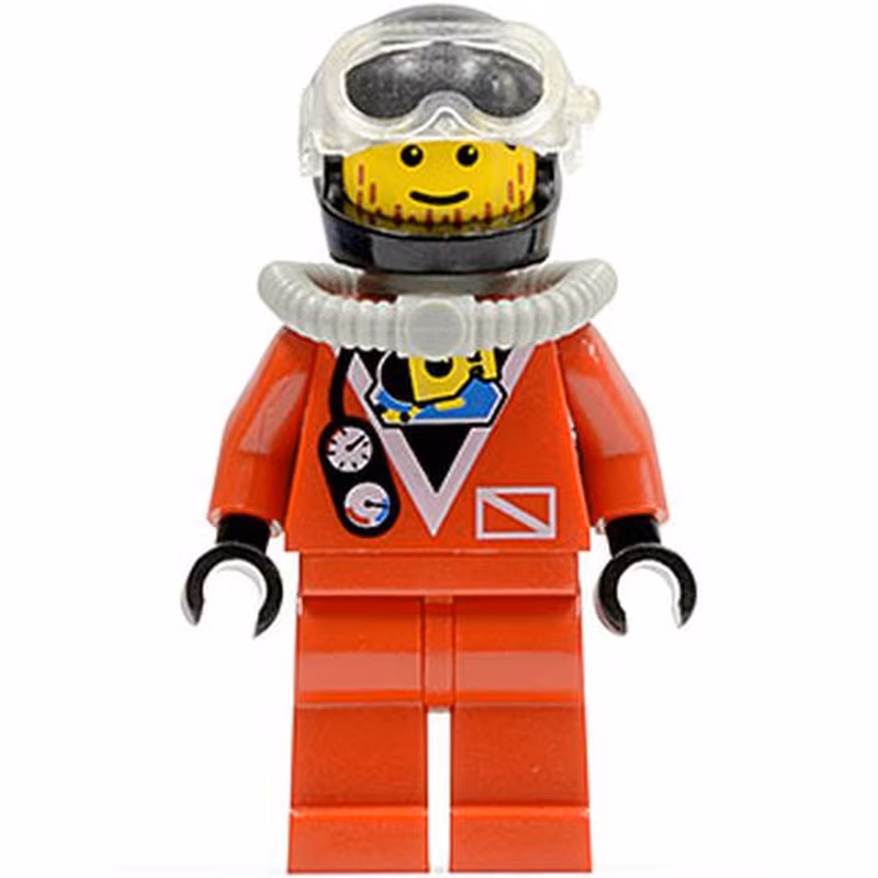 Divers - Red Diver 2, Red Legs, Black Helmet
