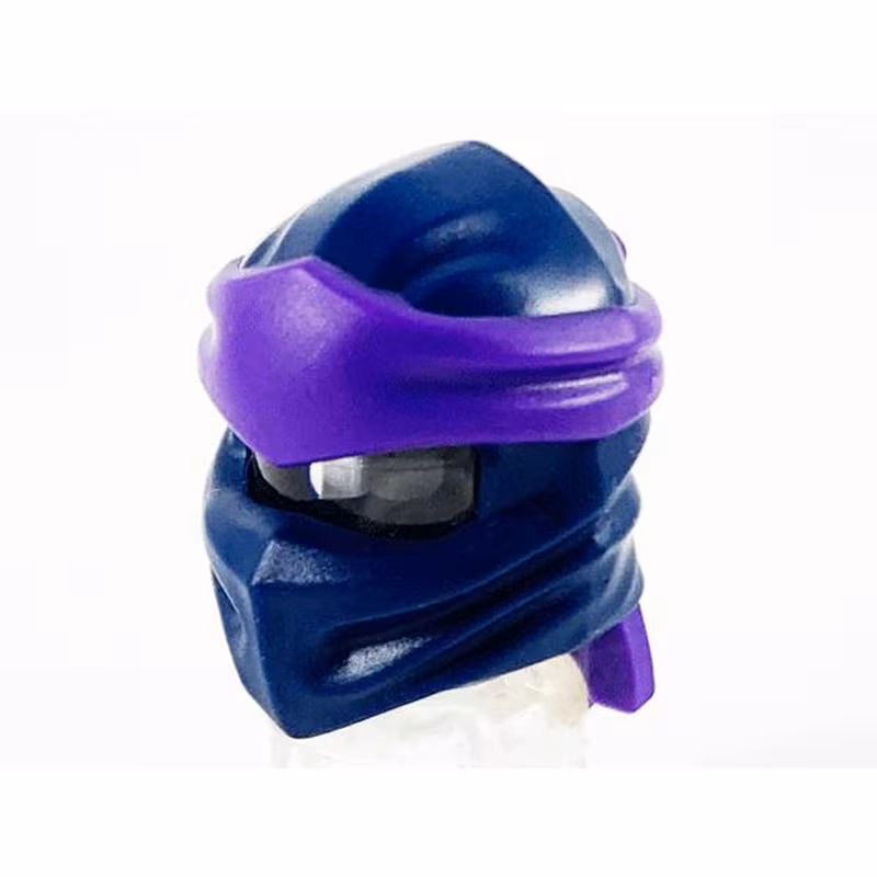 Minifigure, Headgear Ninjago Wrap Type 4 with Molded Dark Purple Headband Pattern Minifigure, Headgear Ninjago Wrap Type 4 with Molded Dark Purple Headband Pattern