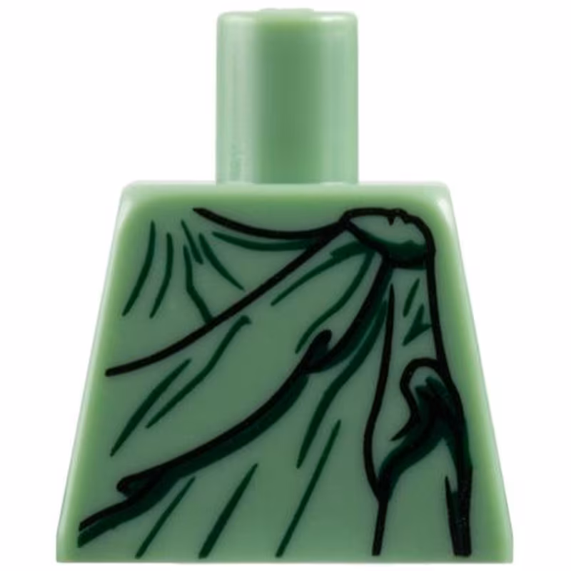 Torso Female Black and Dark Green Robe Pattern (Lady Liberty) Torso Female Black and Dark Green Robe Pattern (Lady Liberty)