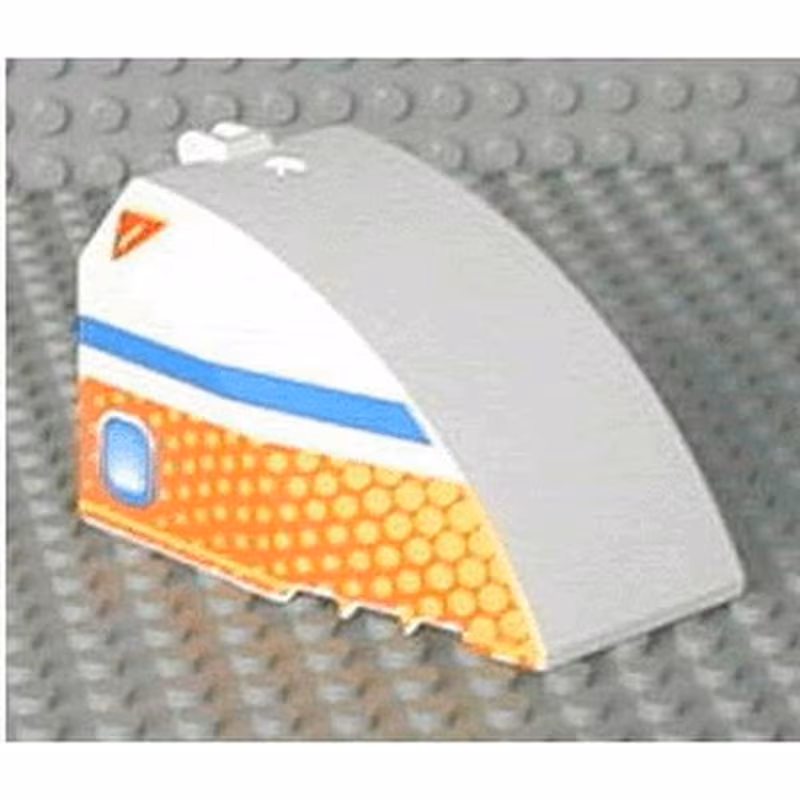Windscreen 8 x 6 x 4 Canopy with Hinge and Airliner Aft Blue/Orange Pattern