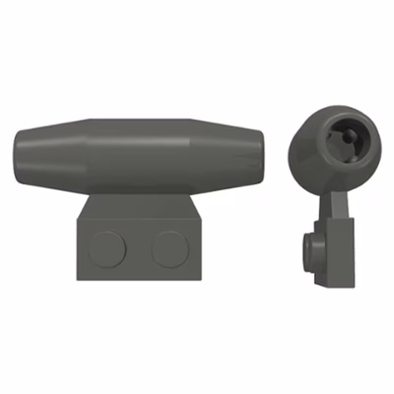 Engine, Smooth Small, 1 x 2 Side Plate with Axle Holders
