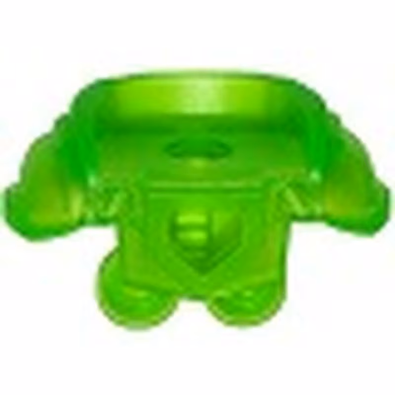Minifigure Armor Breastplate with Shoulder Pads Large, Pentagonal Cutout and 4 Studs on Back